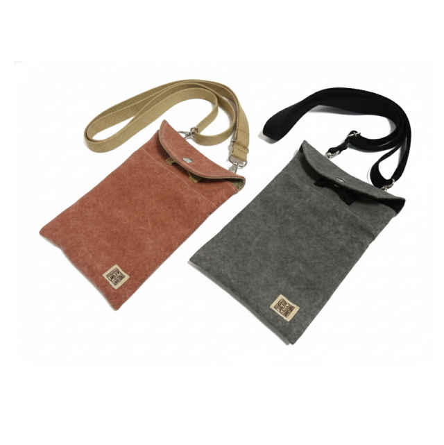 備後浪漫 スリムポシェット（大）[尾道帆布鞄 彩工房]【メール便可】