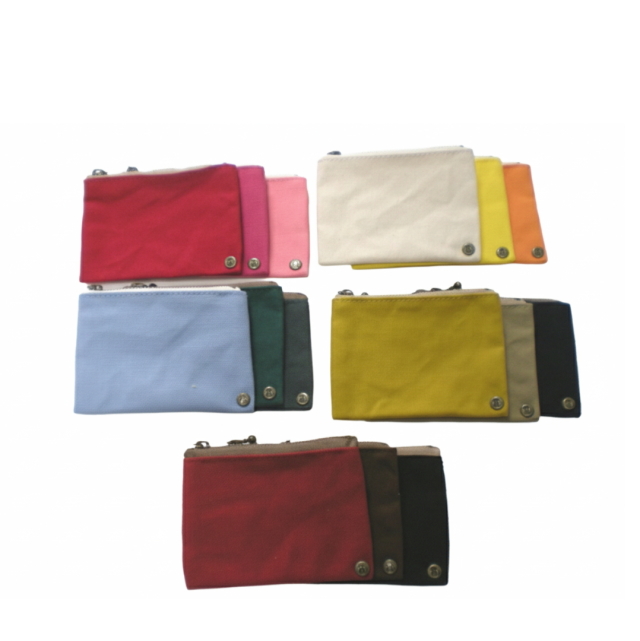 帆布コインケース（ファスナー仕様）[尾道帆布鞄 彩工房]【メール便可】