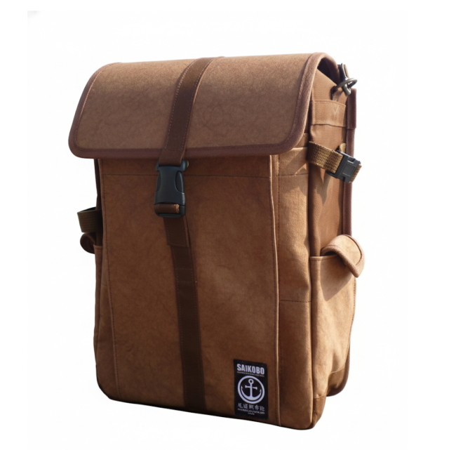 大人の帆布ランドセル《大和》柿渋染　[尾道帆布鞄 彩工房]