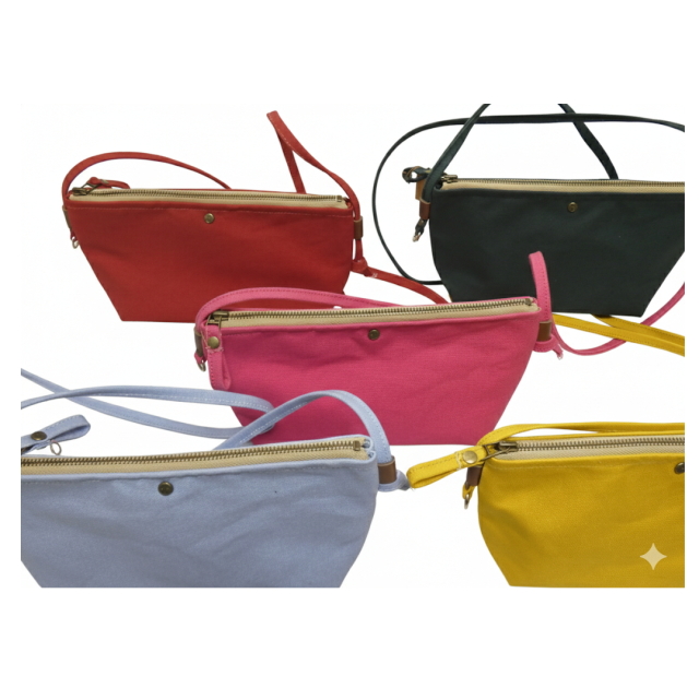 帆布ショルダーポーチ　[尾道帆布鞄 彩工房]【メール便可】