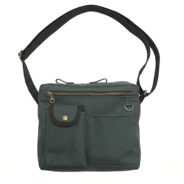 帆布ショルダーバッグ Zip　[尾道帆布鞄 彩工房]