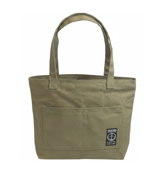 Zipトート（A4対応）　[尾道帆布鞄 彩工房]