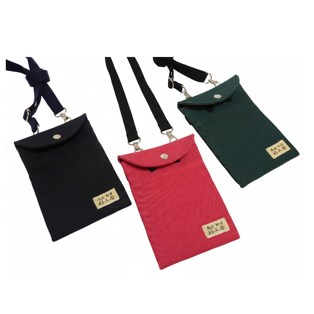 スリムポシェット（小）[尾道帆布鞄 彩工房]【メール便可】