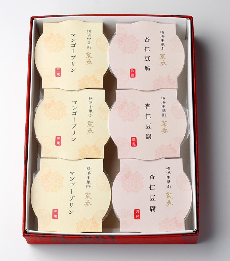 【常温】杏仁豆腐・マンゴプリン6個入りセット
