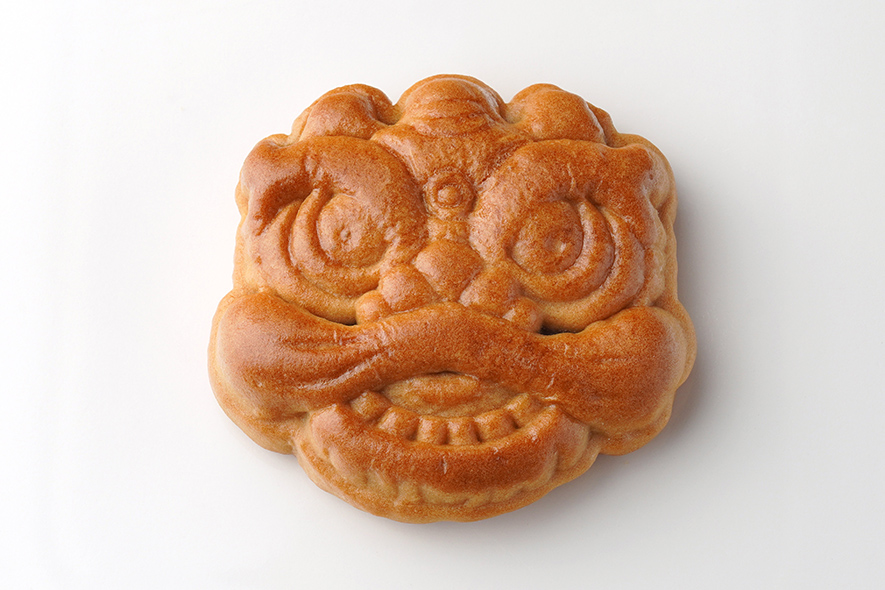【常温】蓮蓉中月餅　獅子型(はすあん中月餅）
