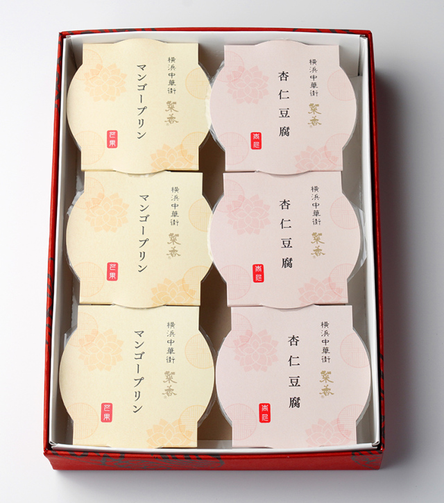 【常温】杏仁豆腐・マンゴプリン6個入りセット