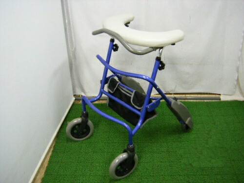 中古 歩行器「サークル付歩行車」（パラマウントベッド／KQ-175／四輪歩行器）[HKPA104]