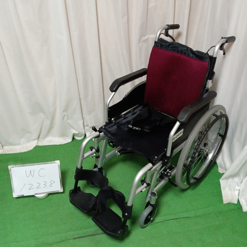 【Bランク 中古 車椅子】G-CARE マルピー自走式 GC22-WHU-001 (WC-12