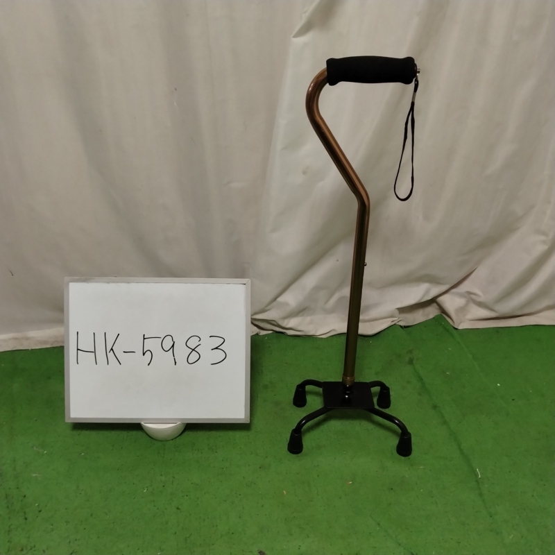 【Bランク 中古 杖】ミキ アルミ製四点杖 MRA-01613(HK-5983)