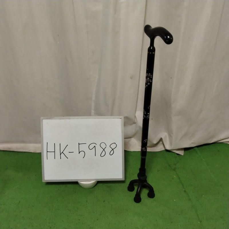 【Bランク 中古 杖】島製作所 カーボン四点可動式スモールタイプ（か