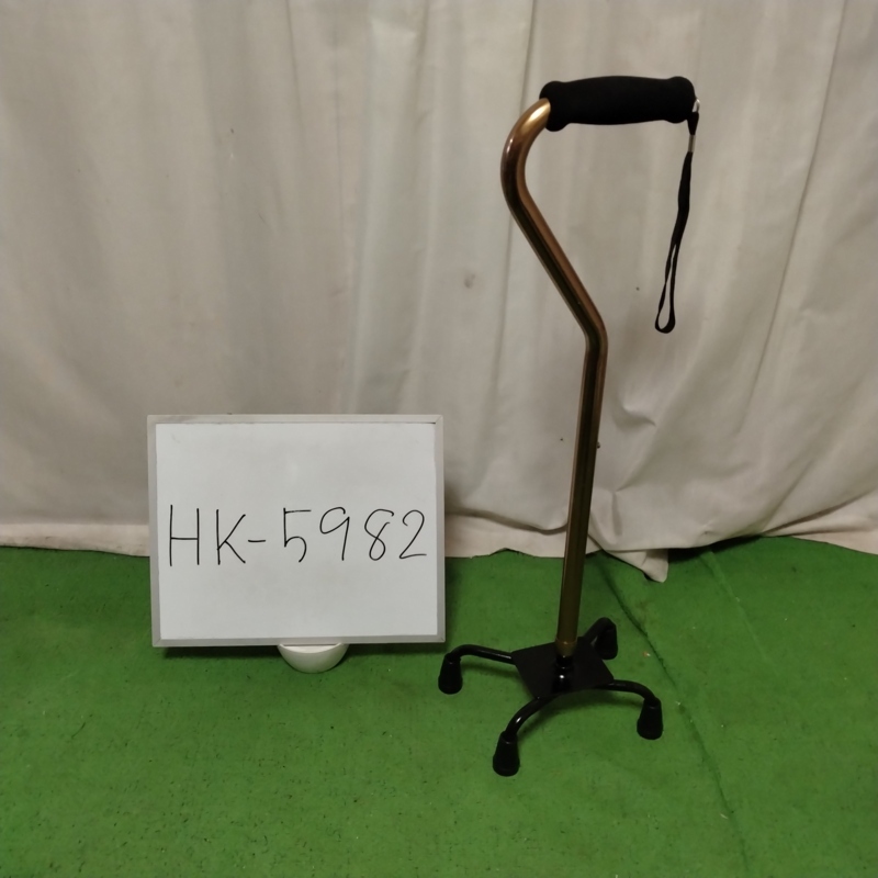 【Aランク 中古 杖】ミキ アルミ製四点杖 MRA-01612 (HK-5982)