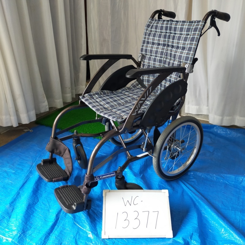 【Bランク 中古 車椅子】カワムラサイクル 介助式車椅子 ウェイビッ