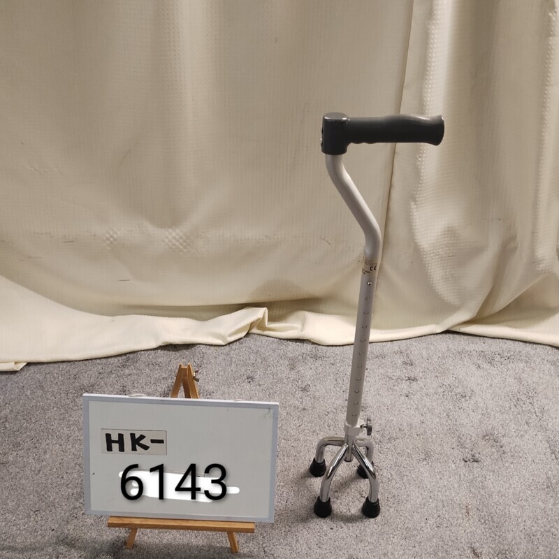 【Aランク 中古 杖】赤井 Day's多点杖 ボルト式 4点支持杖 小 2667 