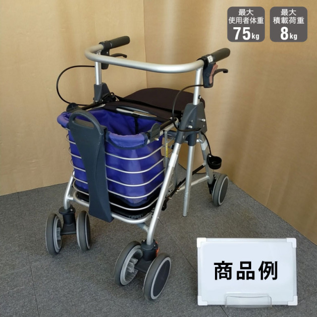 中古 歩行器・杖「テイコブリトルワゴン」（幸和製作所／WAW07／四輪