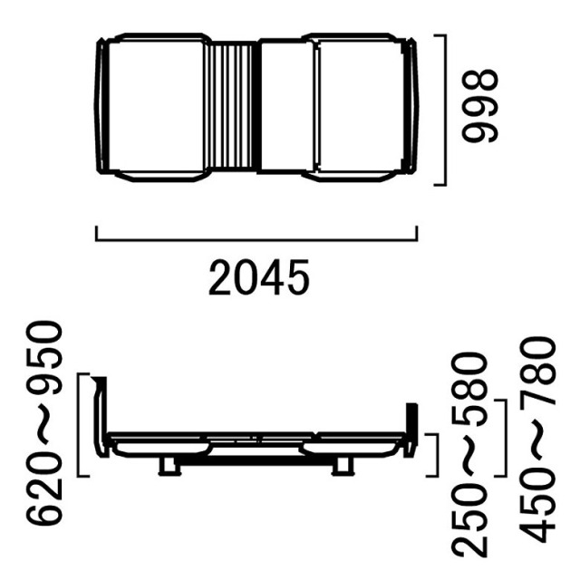 【中古 電動ベッド】パラマウントベッド 「楽匠 KQ-823B0」2モーター