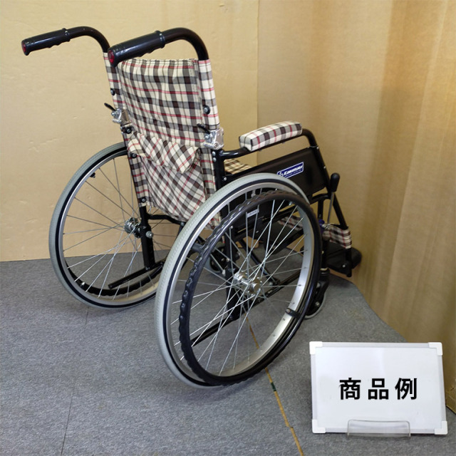 【中古 車椅子 Aランク】カワムラサイクル 自走式車椅子 KL22-40B (W