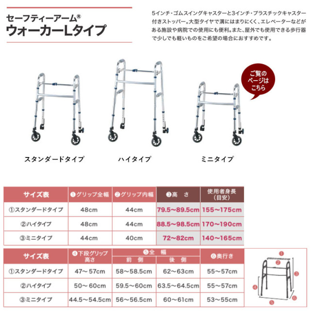 【中古 歩行器 Aランク】イーストアイ セーフティーアーム ウォーカ