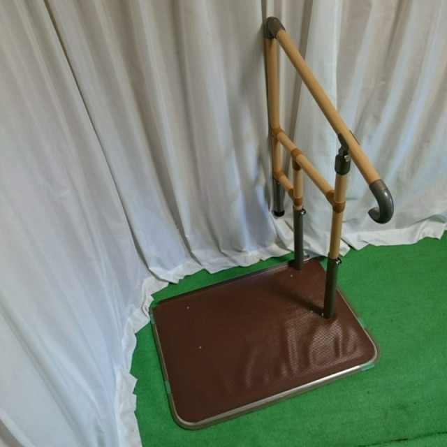 【中古 手すり Bランク】矢崎化工 あがりかまち用たちあっぷ CKE-02-