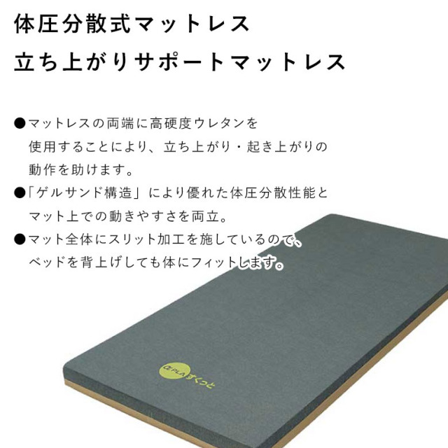 【マットレス 中古 Aランク】タイカ アルファプラすくっと A3R (撥水