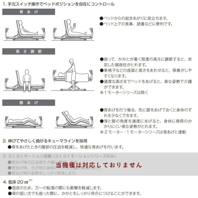 【電動ベッド 中古】パラマウントベッド 楽匠S KQ-9220 (DB-13191)