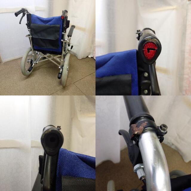 【Bランク 中古 車椅子】カワムラサイクル 介助式車椅子 KZ16-40 (WC