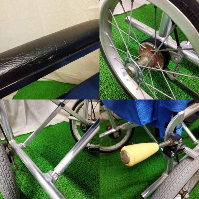【Bランク品 中古 車椅子】日進医療器 介助式車椅子 NAH-L7α Aパッ