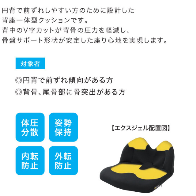 【中古 車椅子クッション Aランク】加地 モニートREHA （MOR01-BK）(