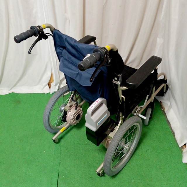 【Aランク 中古 介助用電動アシスト車椅子】ナブテスコ アシストホイ