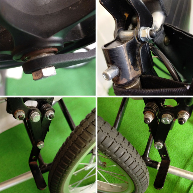 【Bランク 中古 車椅子】ミキ 介助式車椅子 USG-2 (WC-11828)