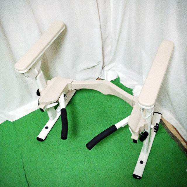 【中古 手すり Aランク 】アロン化成 洋式トイレ用フレーム S-はねあ