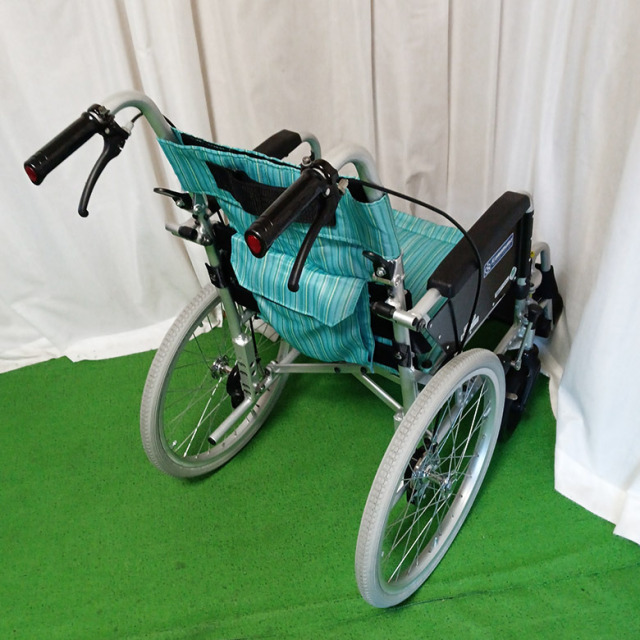 【中古 車椅子 Aランク】カワムラサイクル 介助式車椅子 KA818L-40B-