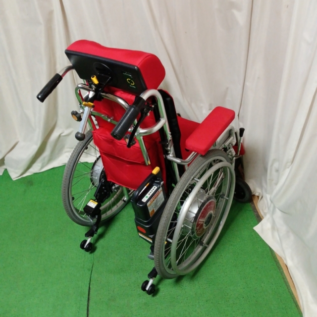 【Aランク 中古 電動車椅子】ヤマハ JWX-1PLUS+装着自走車椅子 (DK-3