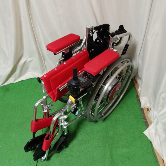 Aランク 中古 電動車椅子】ヤマハ JWX-1PLUS+装着自走車椅子 (DK-301)