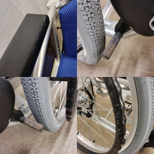 【Bランク 中古 車椅子】カワムラサイクル 自走式車椅子 KZ20-40 (WC
