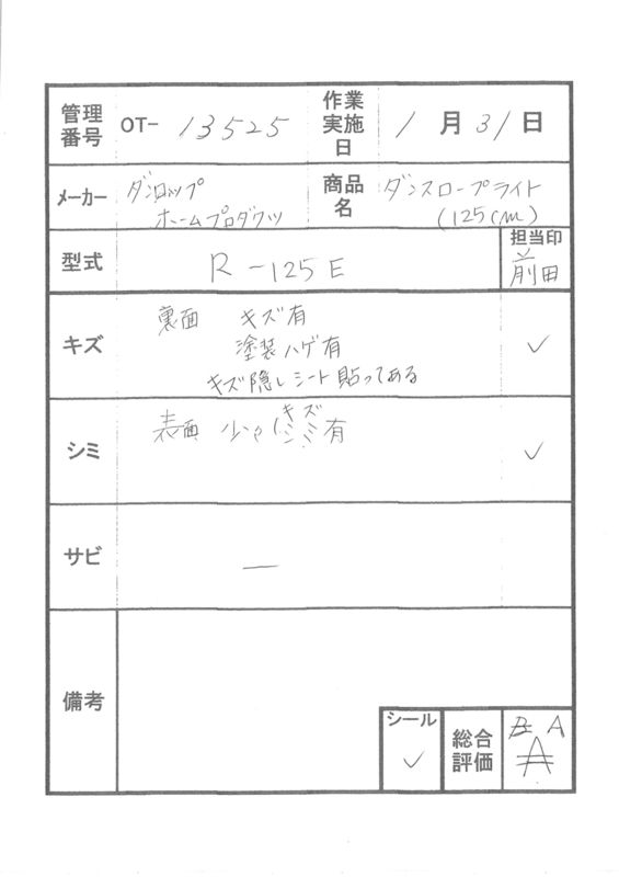 【Aランク 中古 スロープ】ダンロップホームプロダクツ ダンスロープ