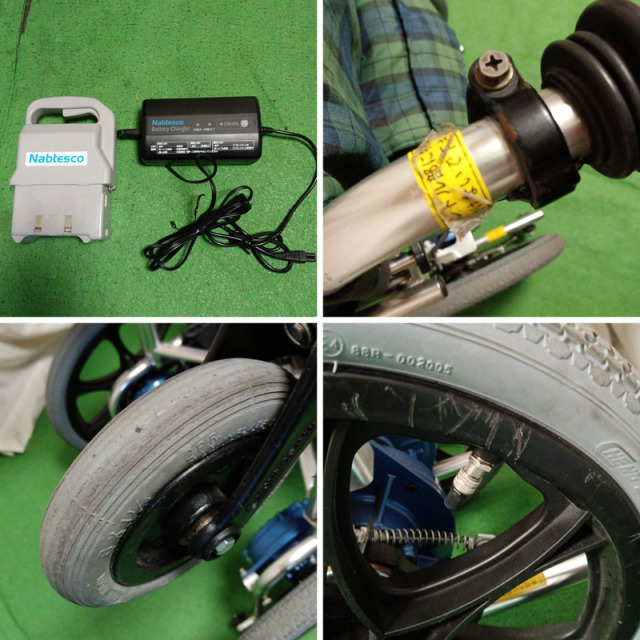 【Bランク 中古 電動車椅子】ナブテスコ ハイパー型アシストホイール