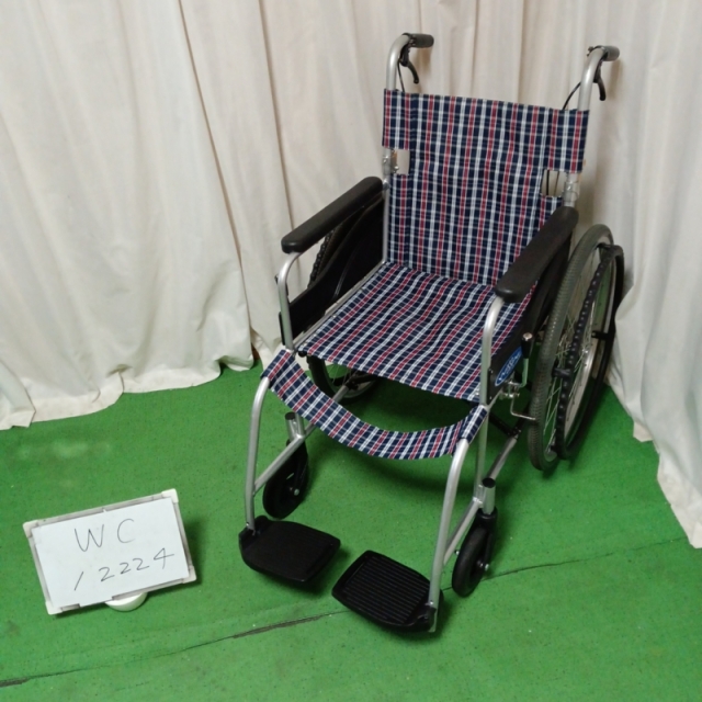 【Bランク 中古 車椅子】日進医療器 自走式車椅子 NEO-1 (WC-12224)
