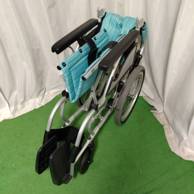 【Bランク 中古 車椅子】カワムラサイクル 介助式車椅子 AYL16-40(WC