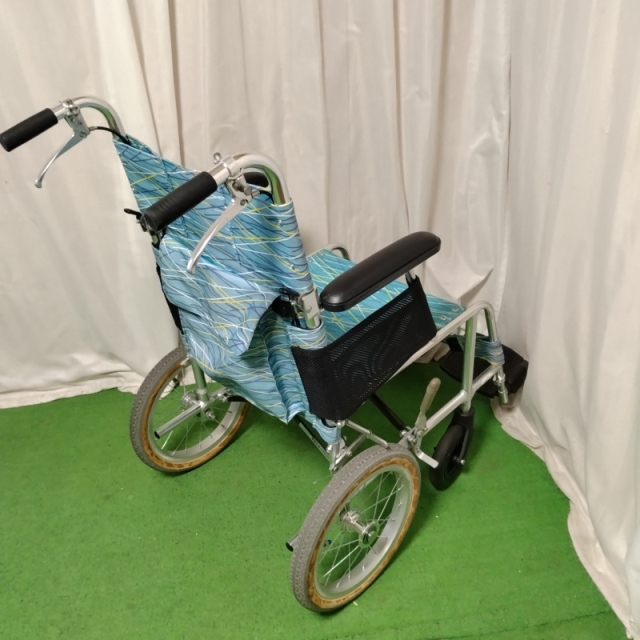 【Bランク 中古 車椅子】日進医療器 介助式車椅子 NAH-L7 (WC-12506)