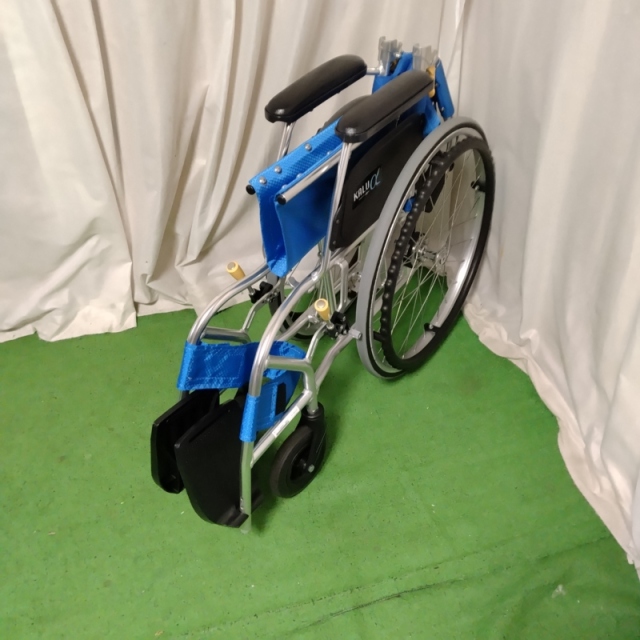 【Bランク 中古 車椅子】日進医療器 自走式車椅子 NA-L8α Aパッケー