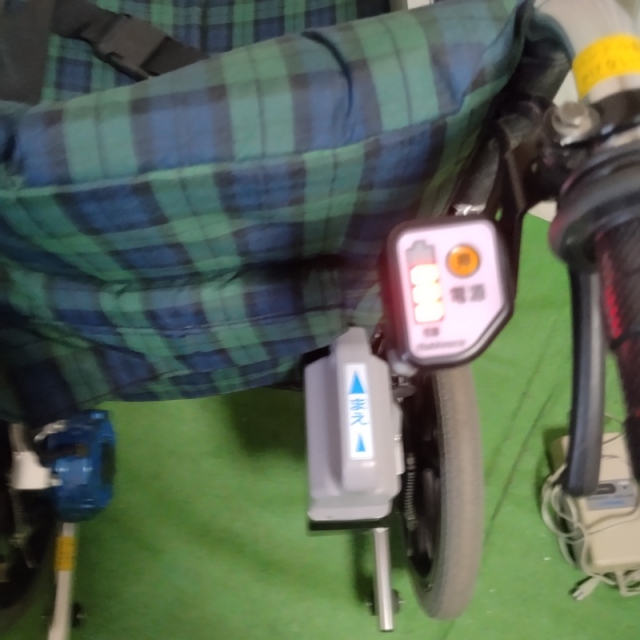 【Bランク 中古 電動車椅子】ナブテスコ ハイパー型アシストホイール
