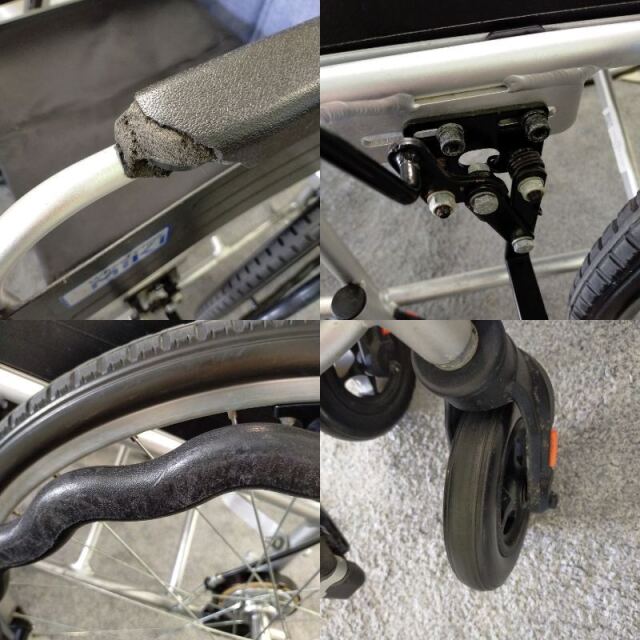 【Bランク 中古 車椅子】ミキ 自走式車椅子 ジターン JTN-1/S-16 (WC