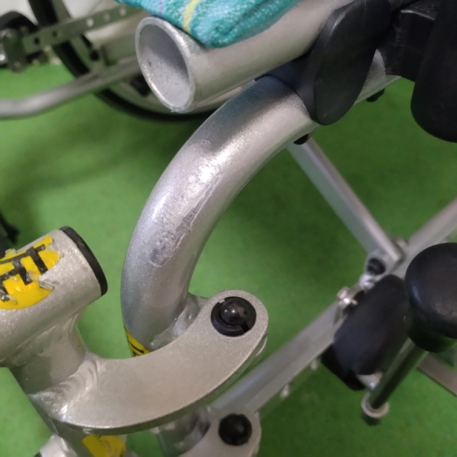 【Bランク 中古 車椅子】カワムラサイクル 自走式車椅子 KA822L-40B-