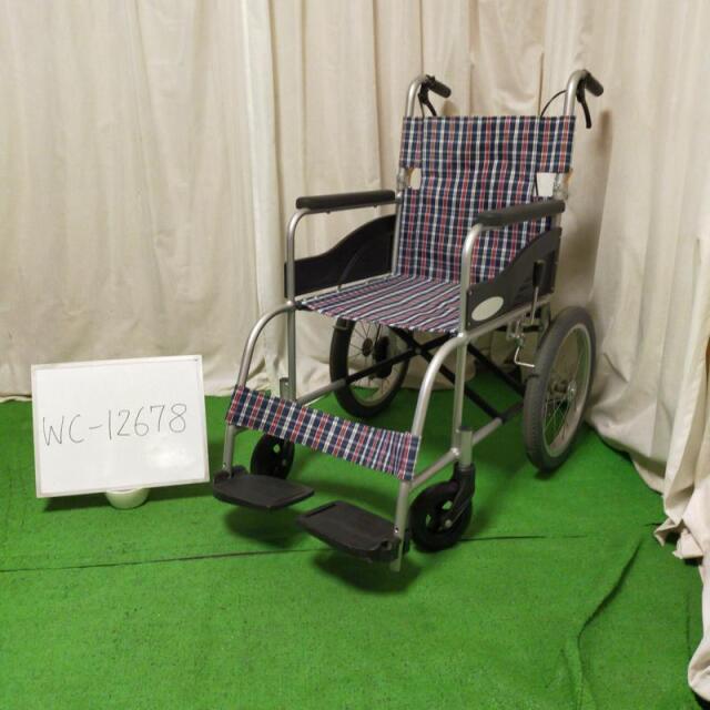 【Bランク 中古 車椅子】 日進医療器 介助式 車椅子 NEO-2 (WC-12678