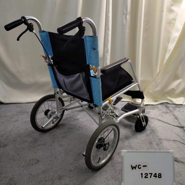 【Bランク 中古 車椅子】松永製作所 介助式車椅子 エアライト USL-2B
