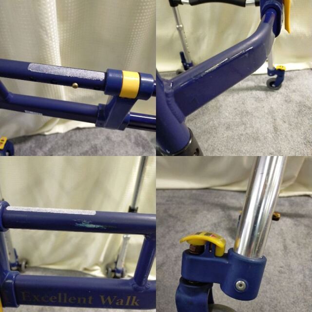 【Bランク 中古 歩行器】ユーバ産業 ニュースライドフィットEX H-029