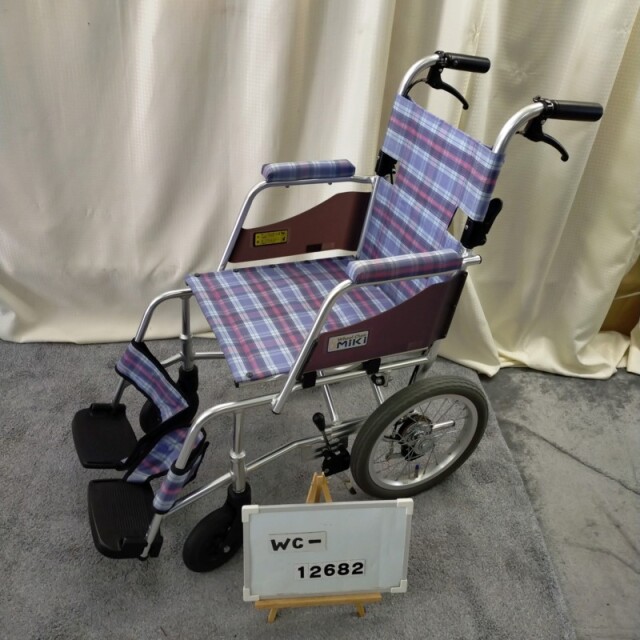 【Bランク 中古 車椅子】ミキ 介助式車椅子 Skit(スキット) SKT-1