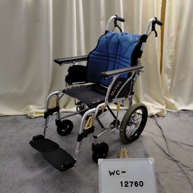 【Bランク 中古 車椅子】日進医療器 介助式車椅子 ULTRA NAH-U2W (W
