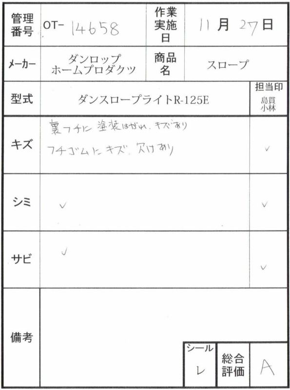 【Aランク 中古 スロープ】ダンロップホームプロダクツ ダンスロープ