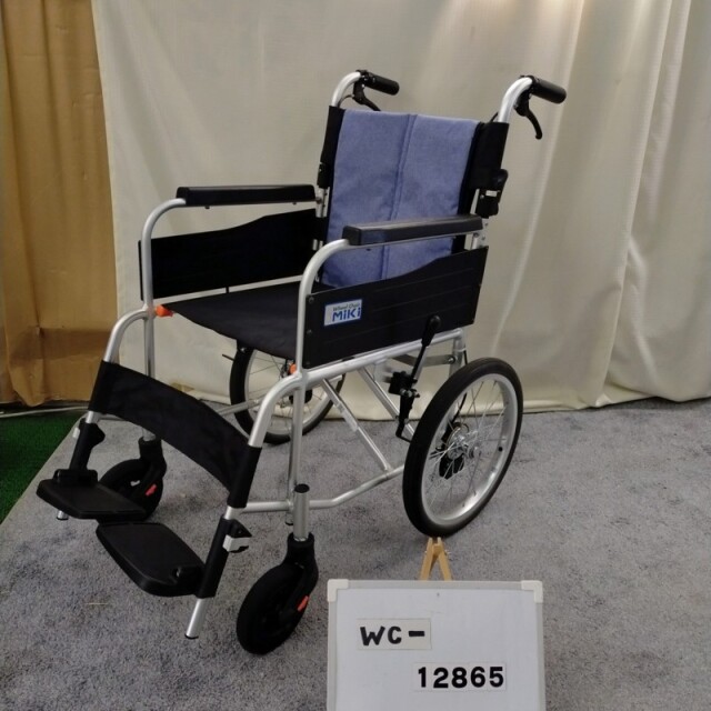 【Aランク 中古 車椅子】ミキ 自走式車椅子 ジターン JTN-1/S-16 (WC